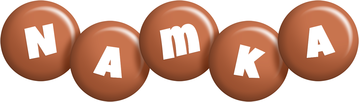 Namka candy-brown logo