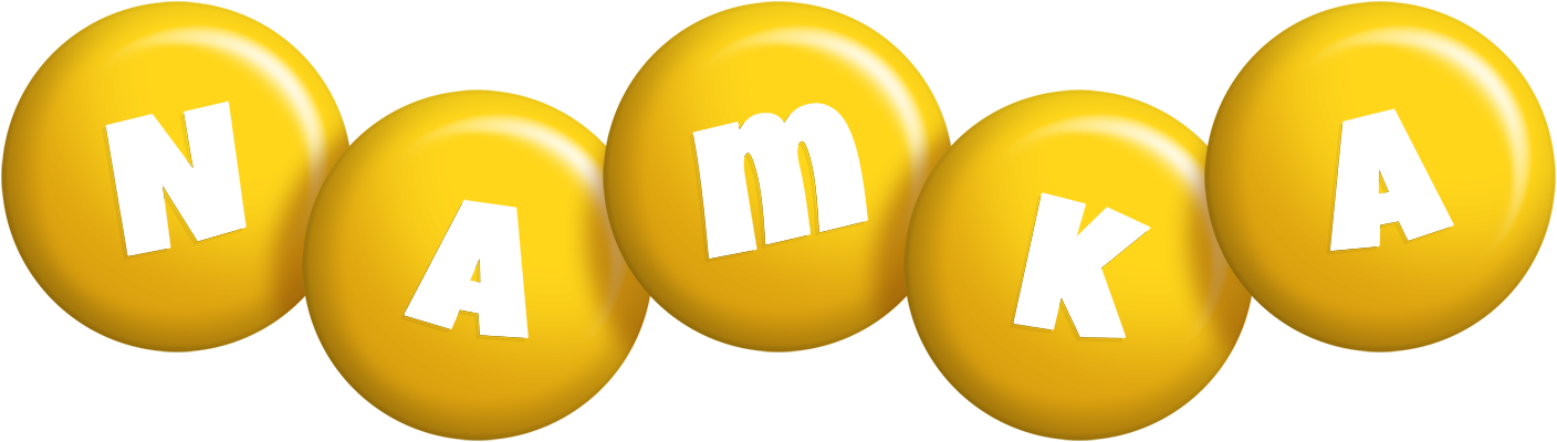 Namka candy-yellow logo