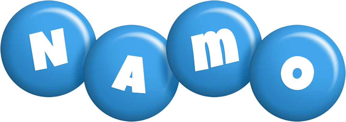 Namo candy-blue logo