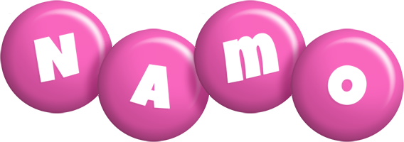 Namo candy-pink logo