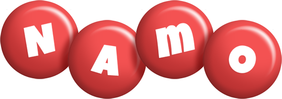 Namo candy-red logo