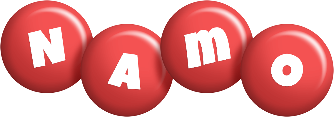 Namo candy-red logo