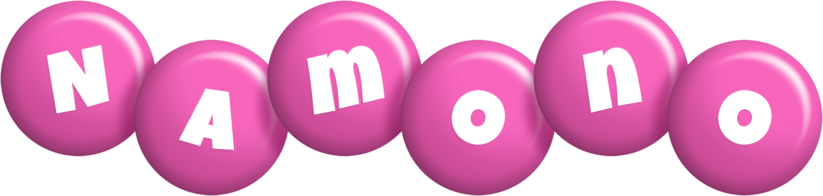 Namono candy-pink logo