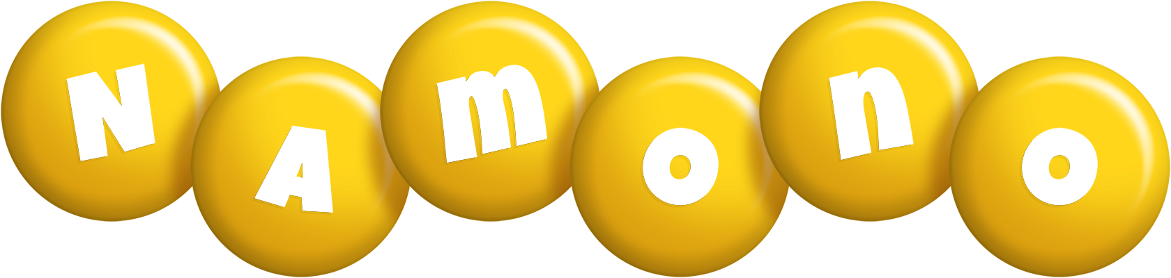 Namono candy-yellow logo