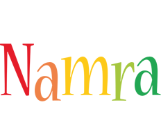 Namra birthday logo