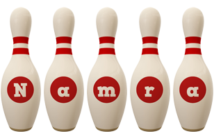 Namra bowling-pin logo