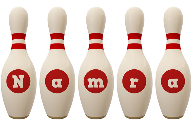 Namra bowling-pin logo