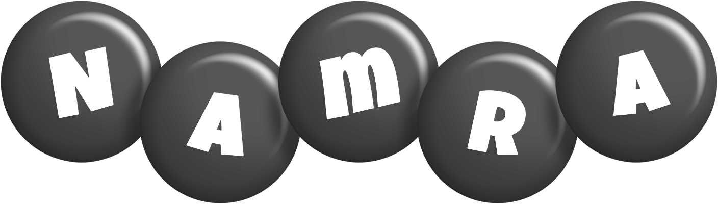 Namra candy-black logo