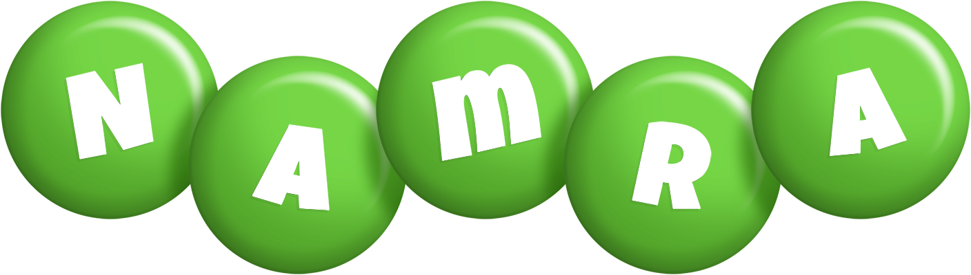 Namra candy-green logo