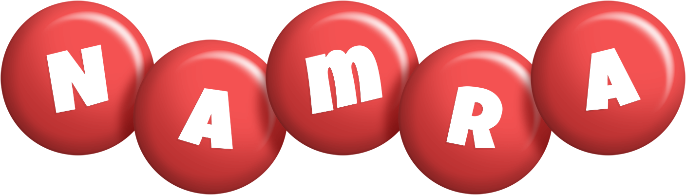 Namra candy-red logo