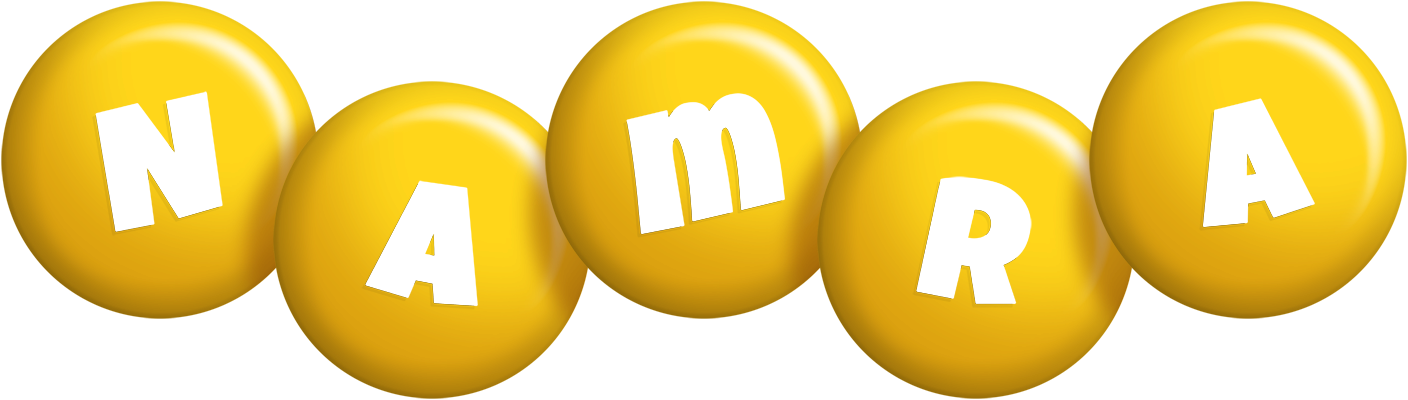 Namra candy-yellow logo