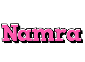 Namra girlish logo