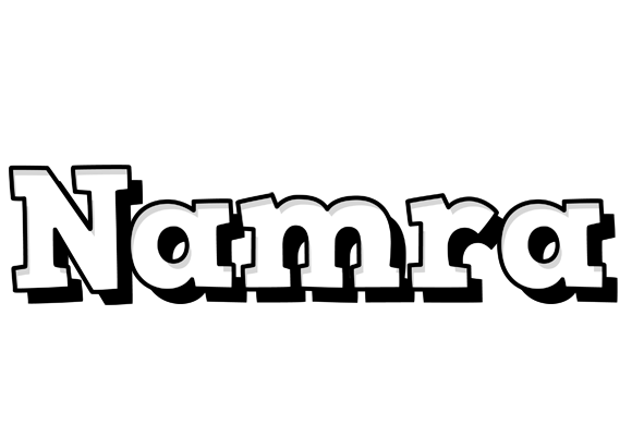 Namra snowing logo