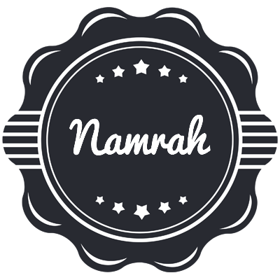 Namrah badge logo