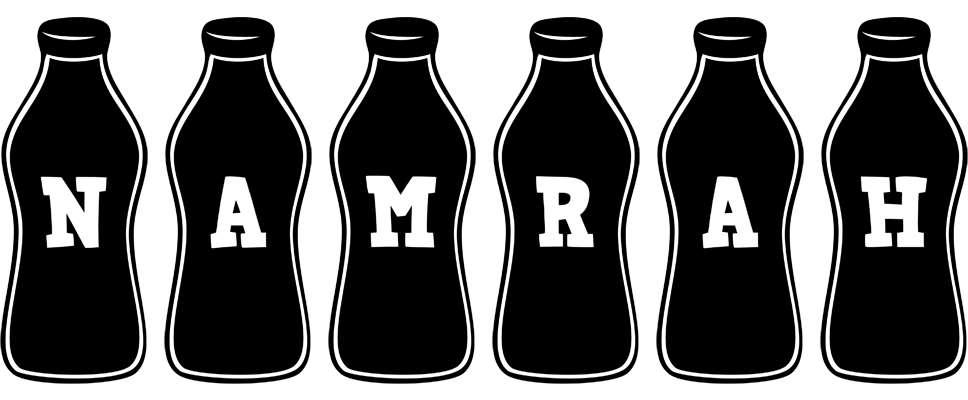 Namrah bottle logo