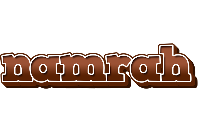 Namrah brownie logo