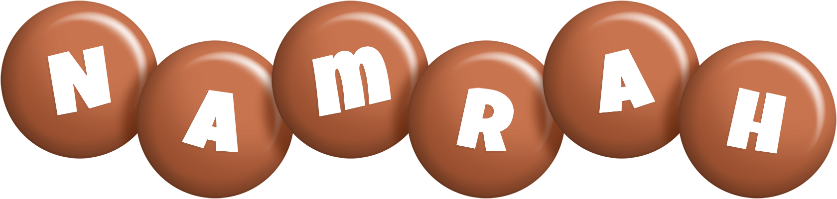 Namrah candy-brown logo