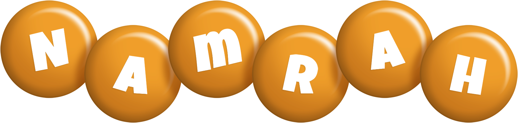 Namrah candy-orange logo
