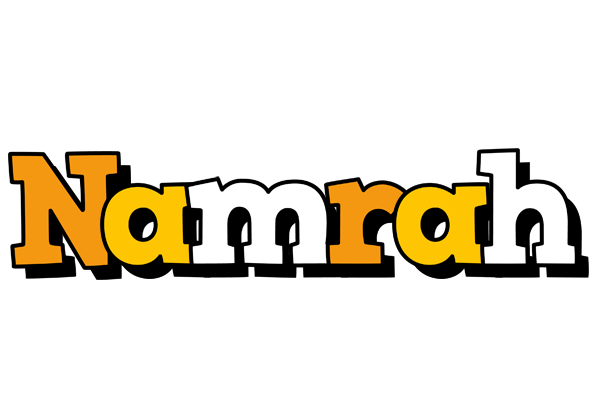 Namrah cartoon logo