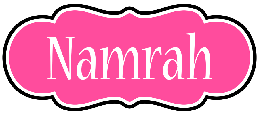 Namrah invitation logo