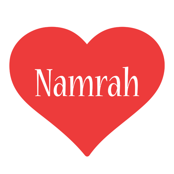 Namrah love logo