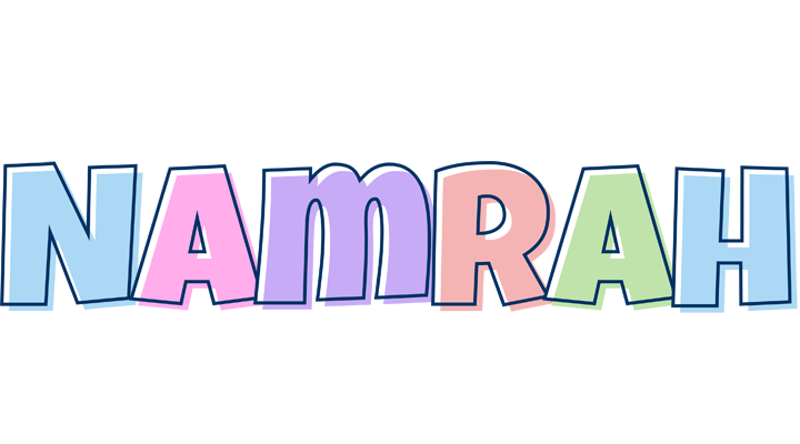Namrah pastel logo