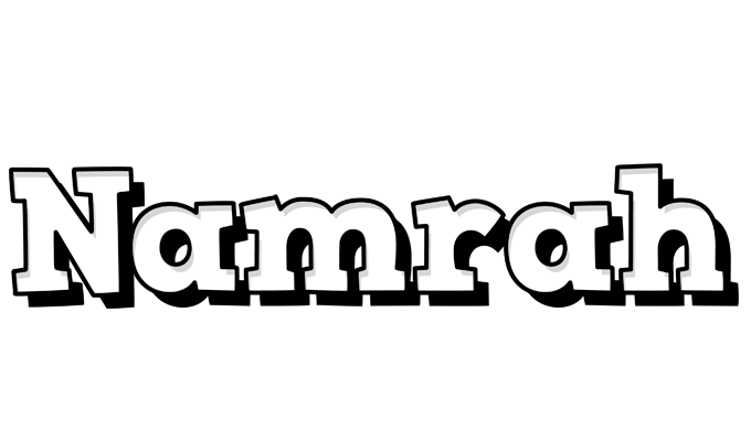 Namrah snowing logo