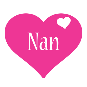 Nan love-heart logo