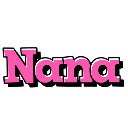 Nana girlish logo