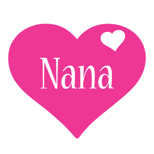 Nana love-heart logo