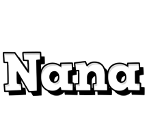 Nana snowing logo