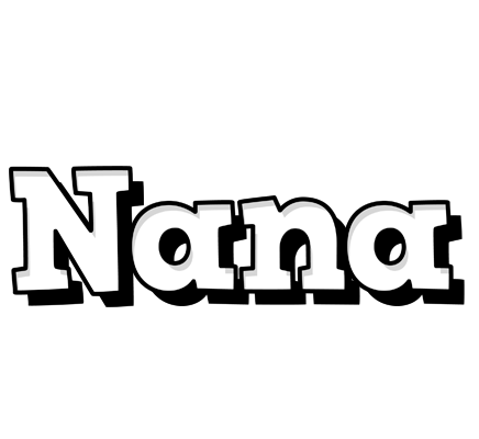 Nana snowing logo