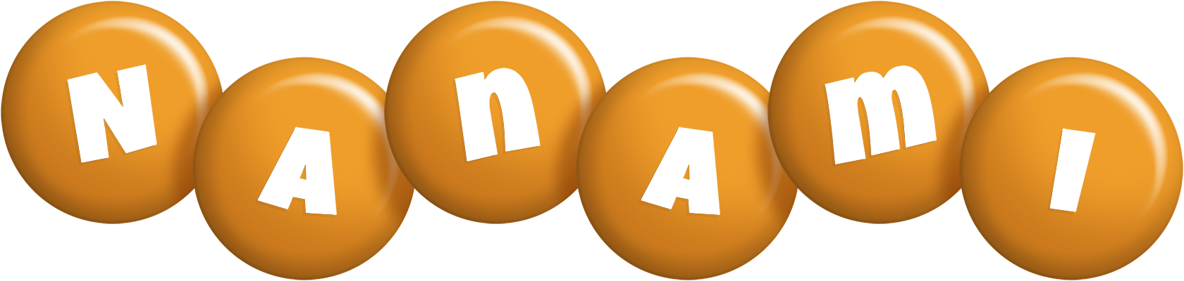 Nanami candy-orange logo