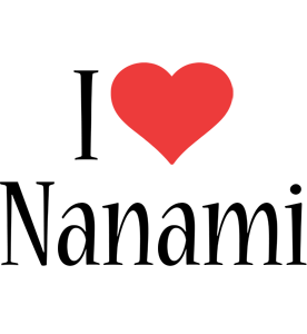 Nanami i-love logo