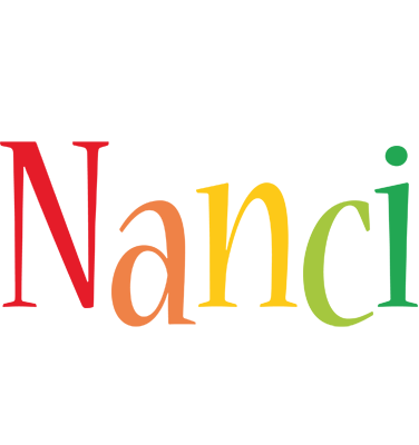 Nanci birthday logo