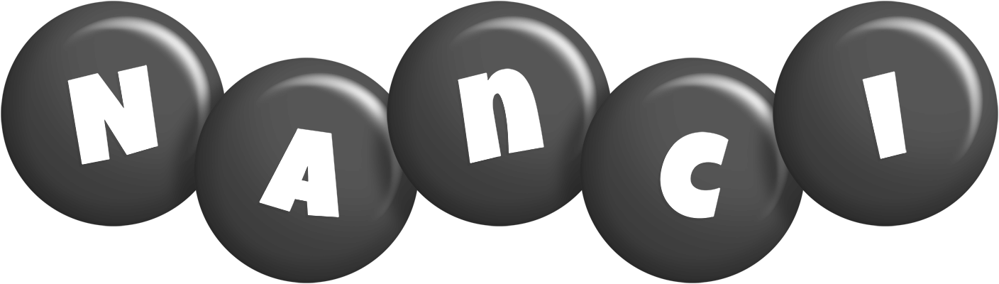 Nanci candy-black logo