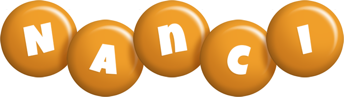 Nanci candy-orange logo