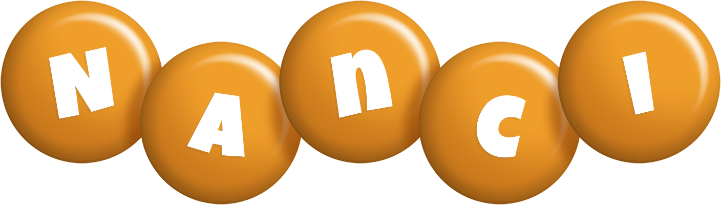 Nanci candy-orange logo