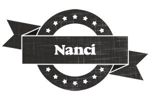 Nanci grunge logo