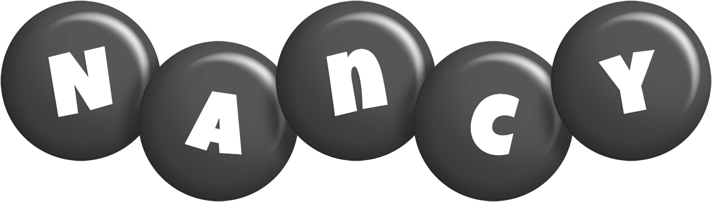 Nancy candy-black logo