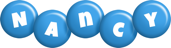 Nancy candy-blue logo