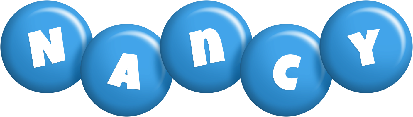 Nancy candy-blue logo