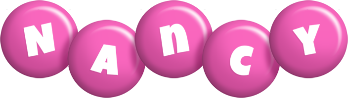 Nancy candy-pink logo