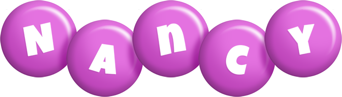 Nancy candy-purple logo