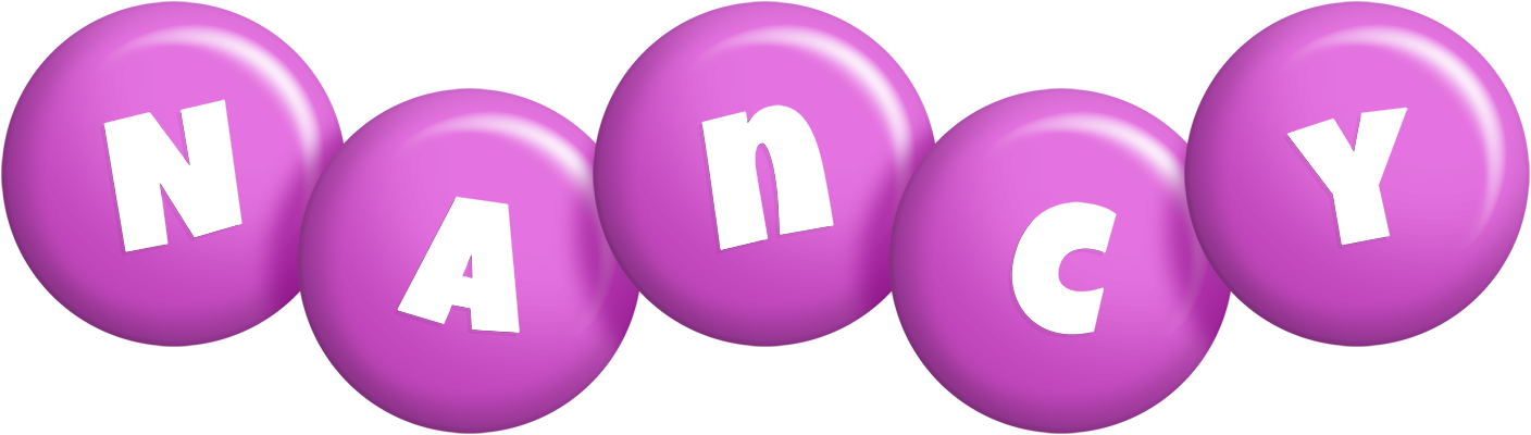 Nancy candy-purple logo