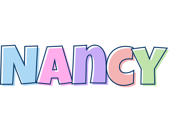 Nancy pastel logo