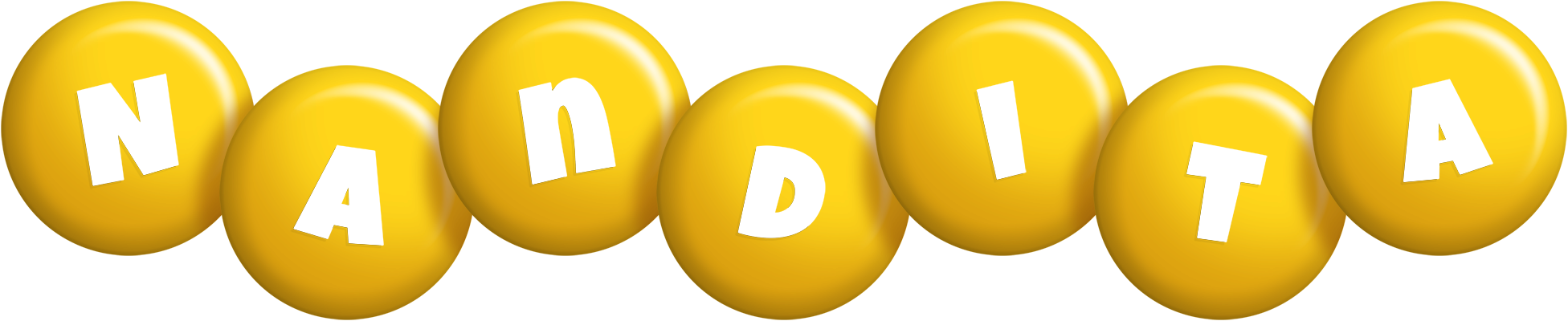 Nandita candy-yellow logo