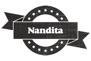 Nandita grunge logo