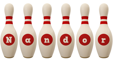 Nandor bowling-pin logo