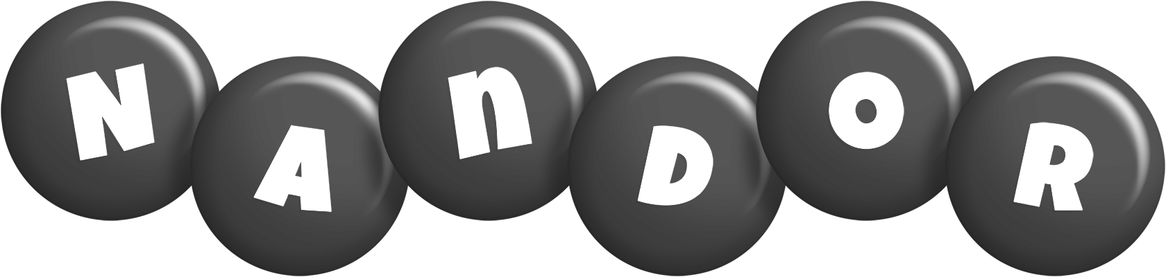 Nandor candy-black logo